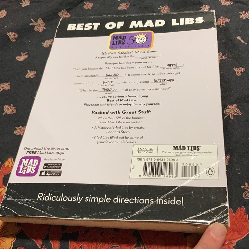 BEST OF MAD LIBS LEONARD STERN ROGER PRICE 50 YEARS OF MADLIBS WORD GAMES FUNNY